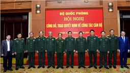 Trao quyết định nghỉ hưu đối với các đồng chí nguyên Ủy viên Trung ương Đảng công tác trong quân đội